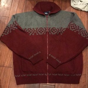 Full zip men’s sweater XLG
